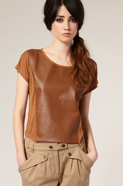 brown shirt women