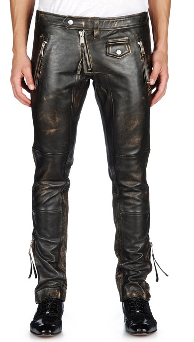 mens leather pants