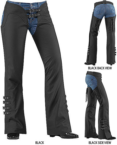 womens leather chaps