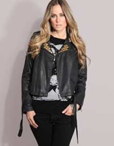 stylish leather studded jacket collection