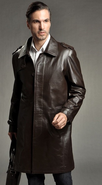 The Wide Range Of Winter Leather Coats For Men | Studded Leather Jacket