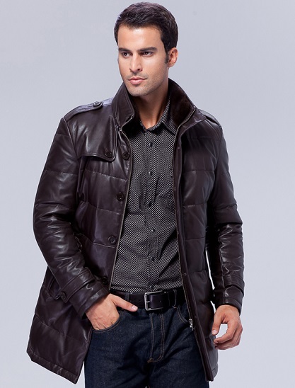 The Wide Range Of Winter Leather Coats For Men | Studded Leather Jacket