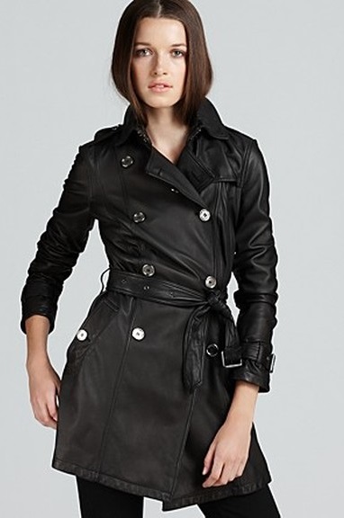 A Leather Trench Coat For Every Occasion | Studded Leather Jacket